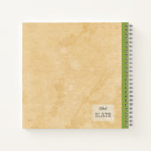 Carnet Une pomme verte et une composition demi-personnali (Dos)