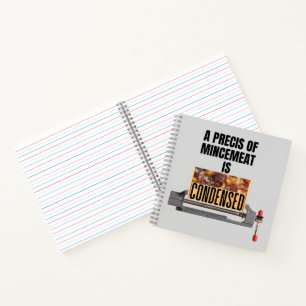 Carnet Une précision de mincemeat est condensée