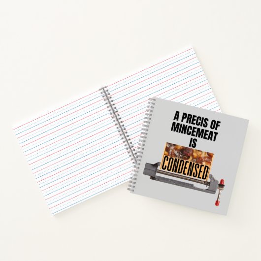 Carnet Une précision de mincemeat est condensée (Intérieur)