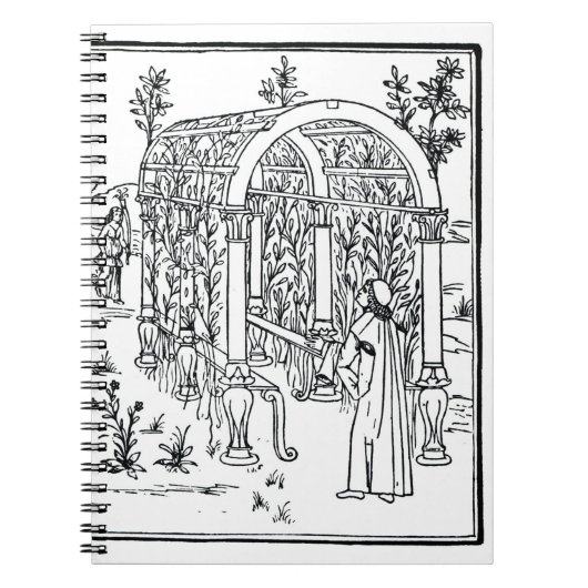 Carnet Une scène de jardin, de "Hypnerotomachia (Devant)
