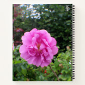 Carnet Une seule fleur rose (Dos)