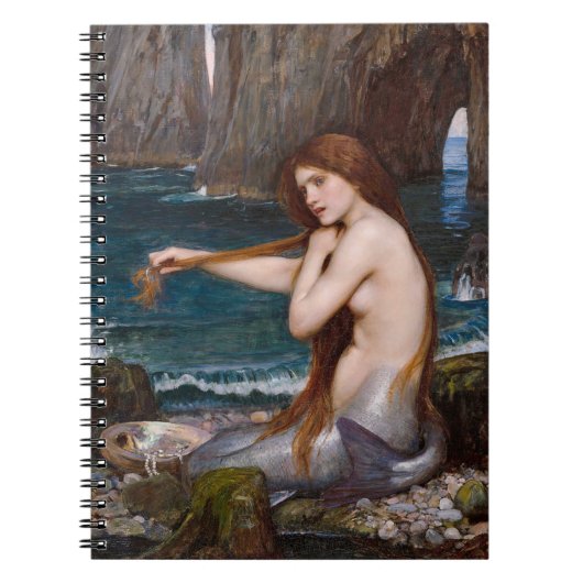 Carnet Une sirène de John William Waterhouse 1900 CC1042 (Devant)