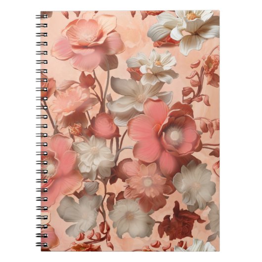 Carnet Une teinte douce, rose-orange appelée Peach Fuzz (Devant)