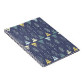 Carnet Une texture douce et transparente avec des feuille (Côté Droit)