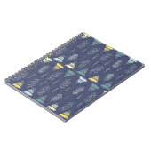 Carnet Une texture douce et transparente avec des feuille (Côté gauche)
