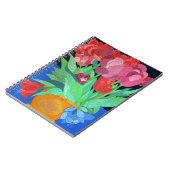 Carnet Une tulipe bleue (Côté gauche)