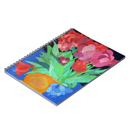 Carnet Une tulipe bleue (Côté gauche)