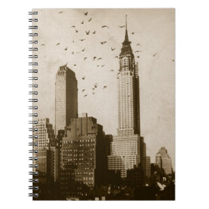 Carnet Une volée de voler d'oiseaux