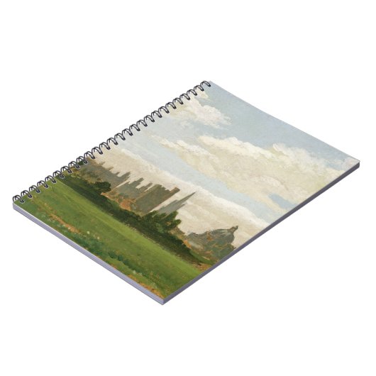 Carnet Une vue d'Oxford (huile sur le carton à (Côté gauche)