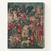 Carnet Unicorn Art médiéval - Chasseurs Retour au Château (Dos)