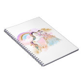 Carnet Unicorn Clipart Rainbow Fairytale (Côté Droit)