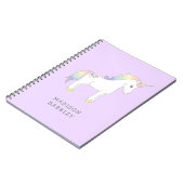 Carnet Unicorn Cute Kids Pastel (Côté gauche)
