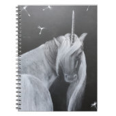 Carnet Unicorn & Dandelion spiral photo notebook (Devant)