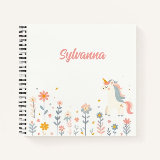 Carnet Unicorn Dreams & Flowery Schemes (Devant)