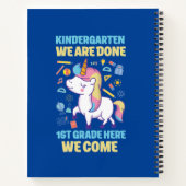 Carnet Unicorn Kindergarten Graduation 1ère année (Dos)