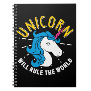 Carnet Unicorn Lover Gift licorn va gouverner le monde