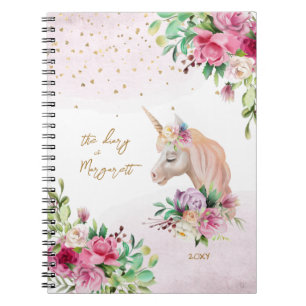 Carnet Unicorn Magic Creature Girl Daily Diary