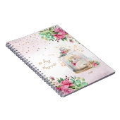 Carnet Unicorn Magical Illustration Girl Daily Diary (Côté Droit)
