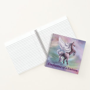 Carnet Unicorn magique Aquarelle couleur Imaginaire pas