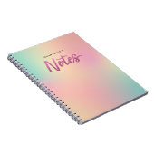 Carnet Unicorn Mix Pattern Faux Pink Glitter Notes (Côté Droit)