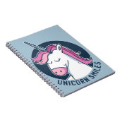 Carnet Unicorn sourit (Côté Droit)