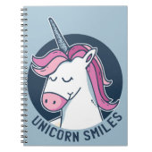 Carnet Unicorn sourit (Devant)