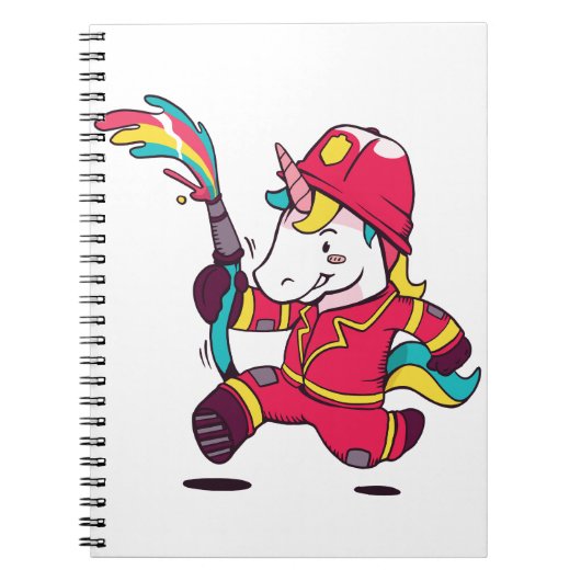 Carnet unicorn splashing around in (Devant)