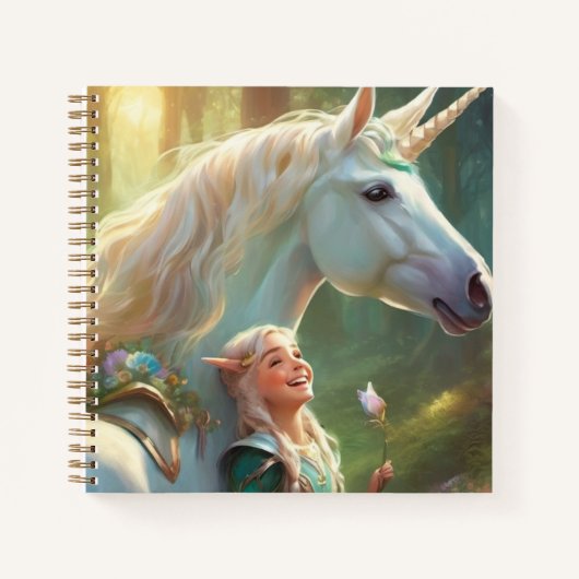 Carnet Unicorne (Devant)