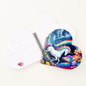 Carnet Unicorne arc-en-ciel une (Intérieur)