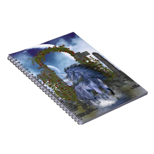 Carnet Unicorne bleue 2 (Côté Droit)