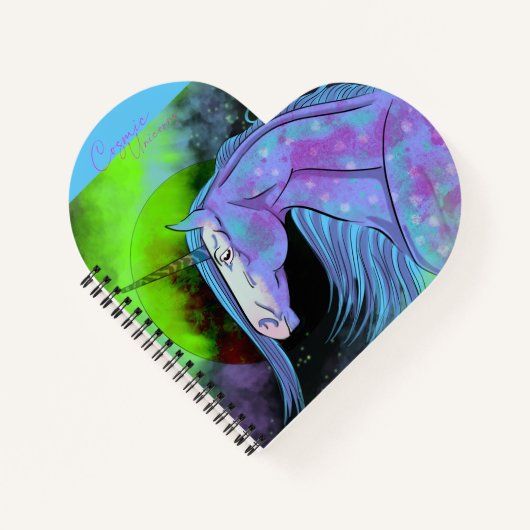Carnet Unicorne cosmique 6 (Devant)