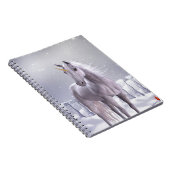 Carnet Unicorne dans la neige (Côté Droit)
