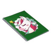 Carnet Unicorne de Noël (Côté Droit)