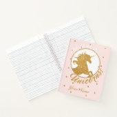 Carnet Unicorne d'or (Intérieur)