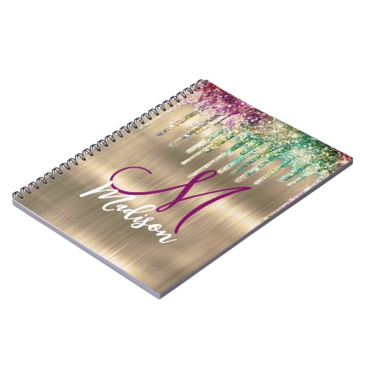 Carnet Unicorne d'or mignon Parties scintillant Drivers m (Côté gauche)