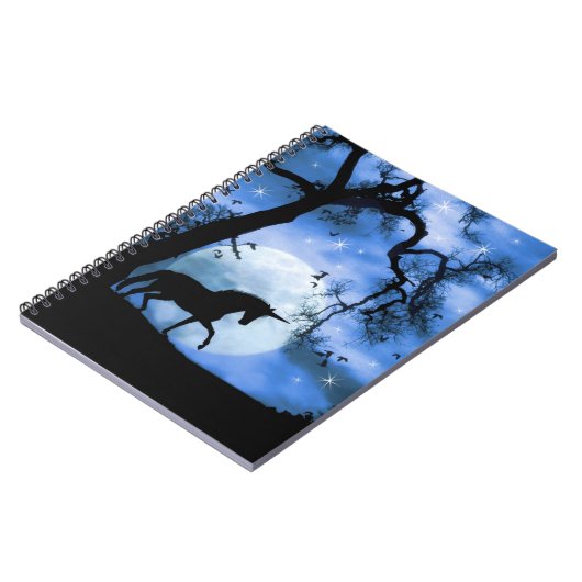 Carnet Unicorne et Lune (Côté gauche)