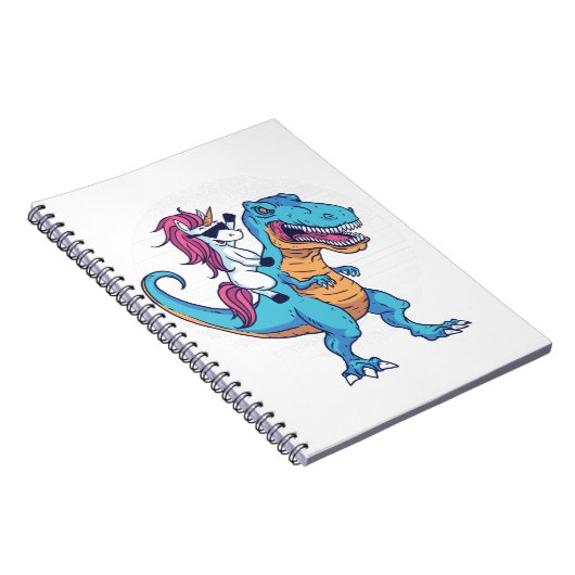 Carnet Unicorne et T-Rex (Côté Droit)