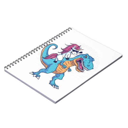 Carnet Unicorne et T-Rex (Côté gauche)