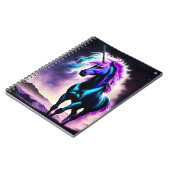 Carnet Unicorne foncée (Côté gauche)