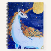Carnet Unicorne "L'art des enfants" (Devant)