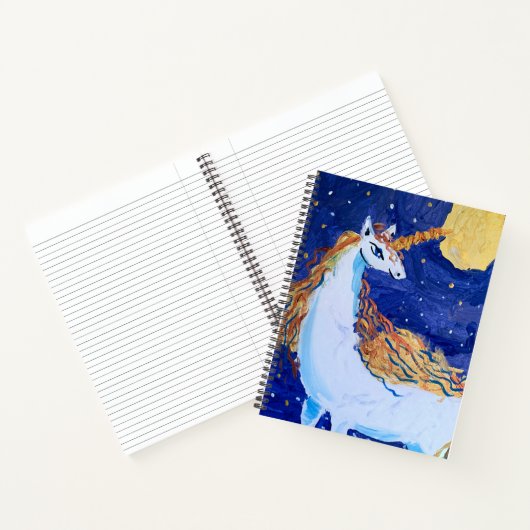 Carnet Unicorne "L'art des enfants" (Intérieur)