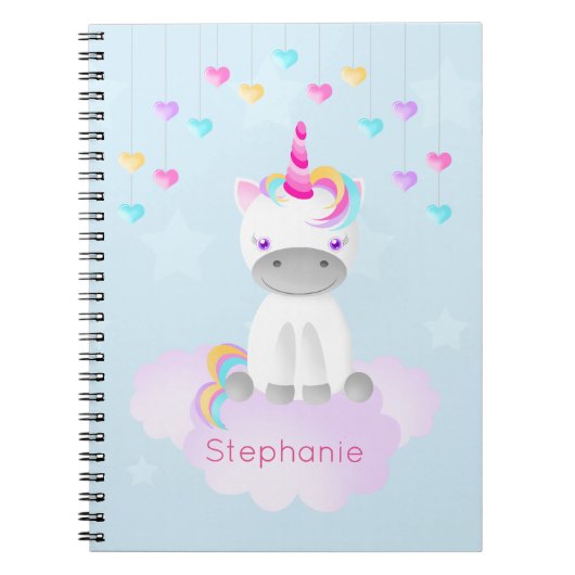 Carnet Unicorne magique (Devant)