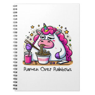 Carnet Unicorne Manger Ramen