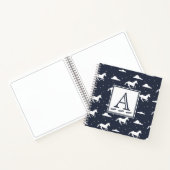 Carnet Unicorne Midnight Sky Motif Monogramme (Intérieur)