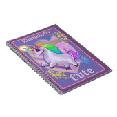 Carnet Unicorne mignonne (Côté Droit)