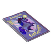 Carnet Unicorne mignonne (Côté Droit)