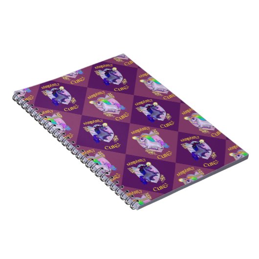 Carnet Unicorne mignonne (Côté Droit)