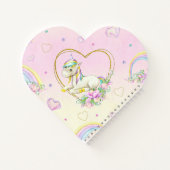 Carnet Unicorne personnalisée (Dos)