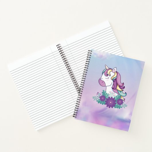 Carnet Unicorne pourpre (Intérieur)