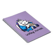 Carnet Unicorne Travailler à distance (Côté Droit)